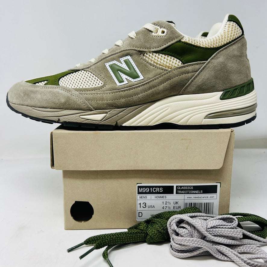 New Balance 991 Aime Leon Dore MiUK Grey shoe with box and extra laces, condition 8.5/10, lightly worn, 2022 model.