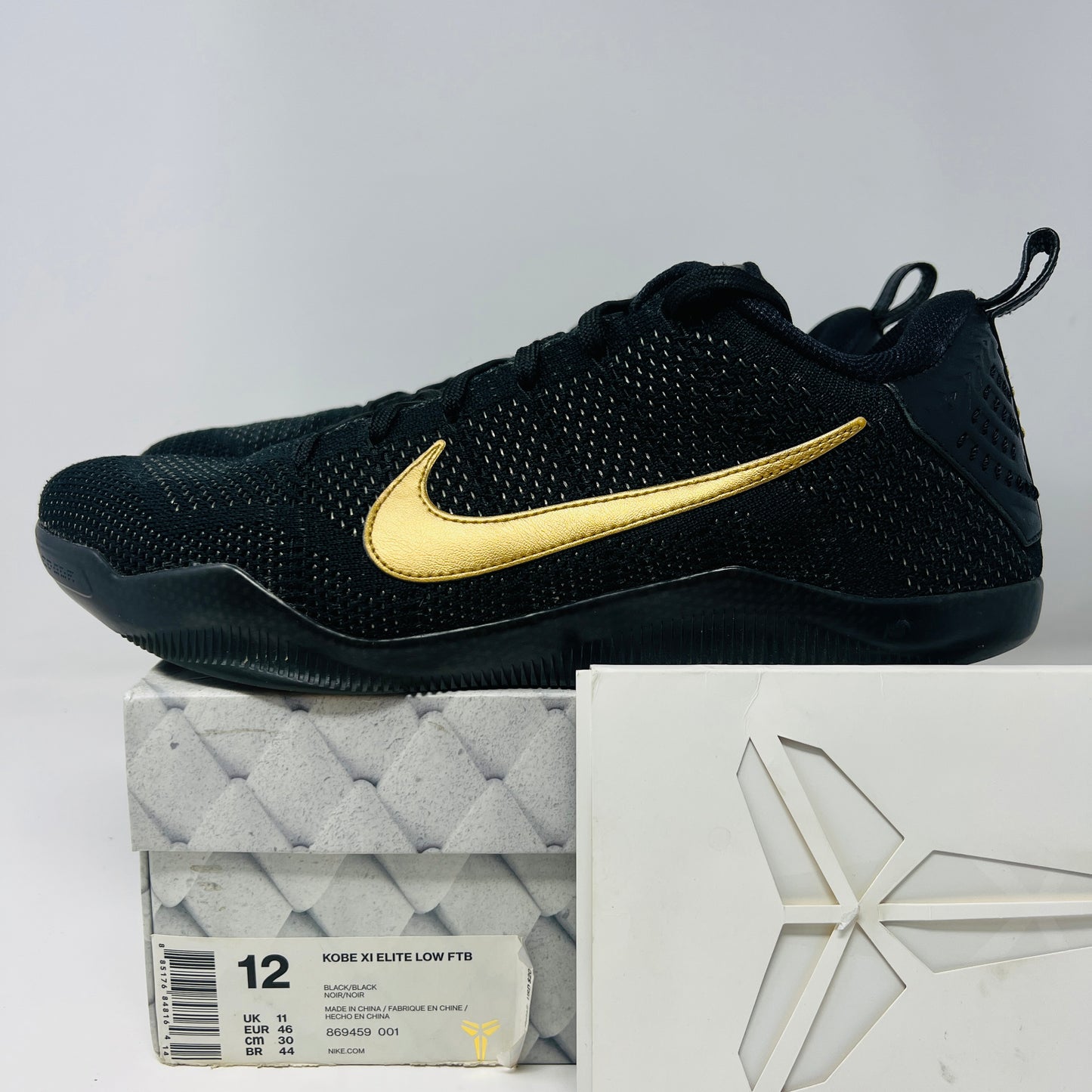 Nike Kobe 11 Elite Low Black Mamba Collection Fade to Black