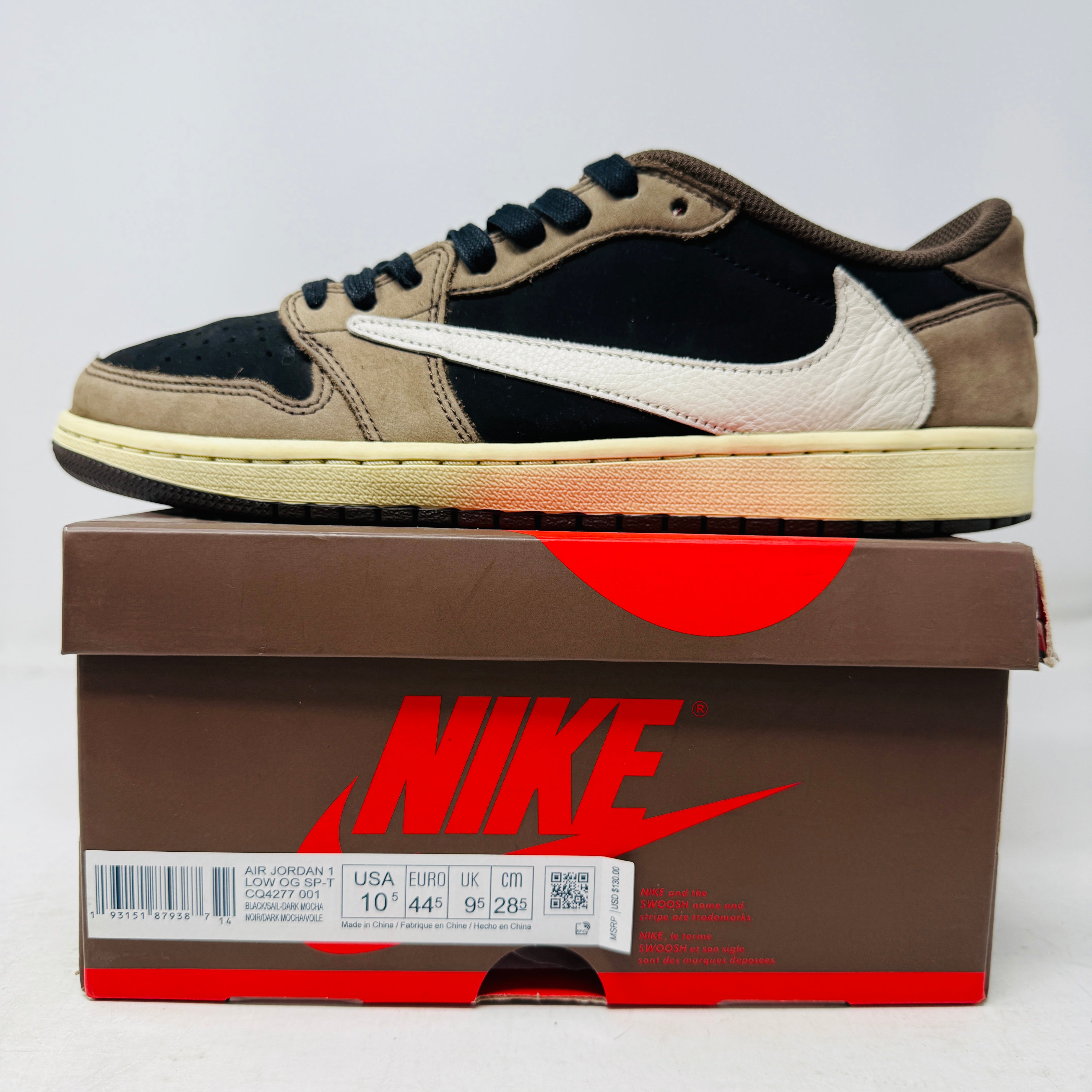 Jordan 1 Retro Low OG SP Travis Scott Mocha – Holy Ground