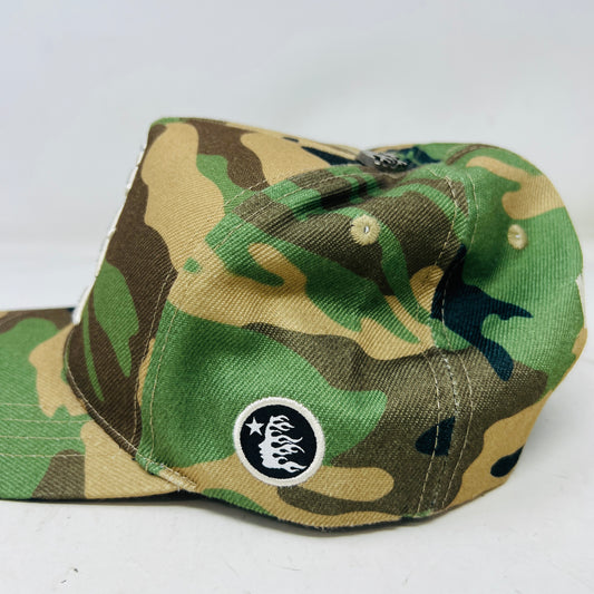 Hellstar Camo Snap-Back Rhinestone
