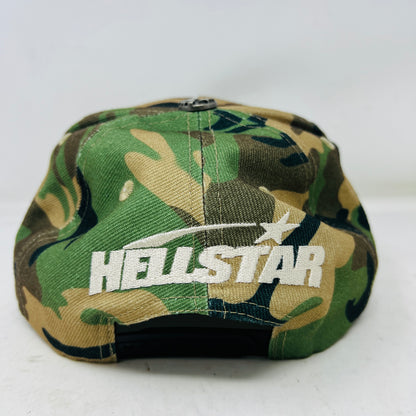 Hellstar Camo Snap-Back Rhinestone