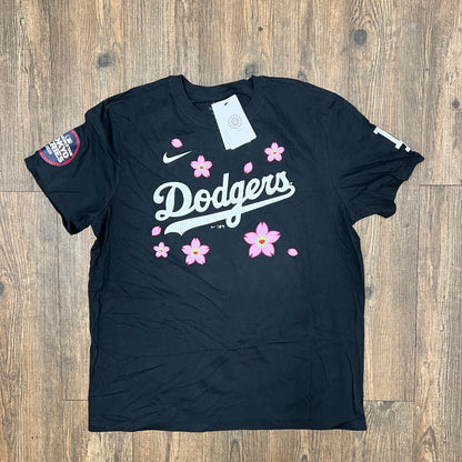 Nike x Takashi Murakami x MLB World Tour Tokyo Series 2025 Shohei Ohtani Dodgers S/S Tee Black