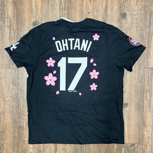 Nike x Takashi Murakami x MLB World Tour Tokyo Series 2025 Shohei Ohtani Dodgers S/S Tee Black