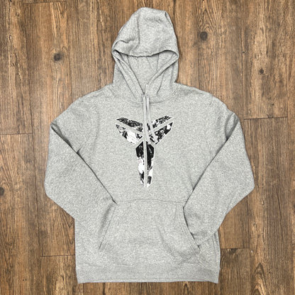 Nike Kobe Bryant Los Angeles Lakers Memorial Statue Hoodie Grey