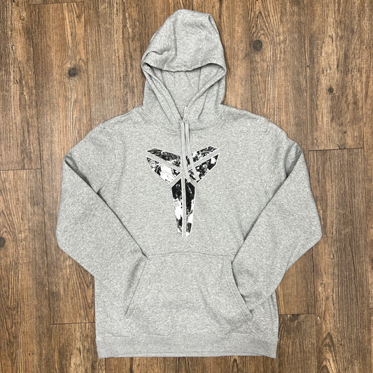 Nike Kobe Bryant Los Angeles Lakers Memorial Statue Hoodie Grey