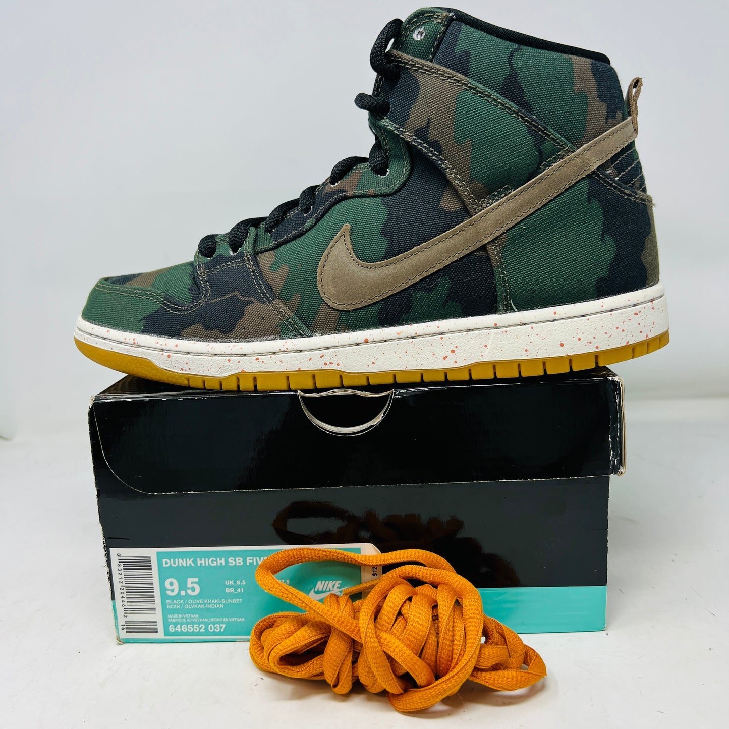 Nike SB Dunk High FiveOneO Camo