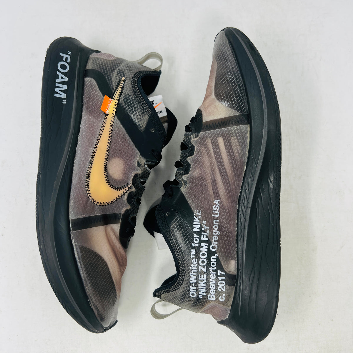 Nike Zoom Fly Off-White Black Silver