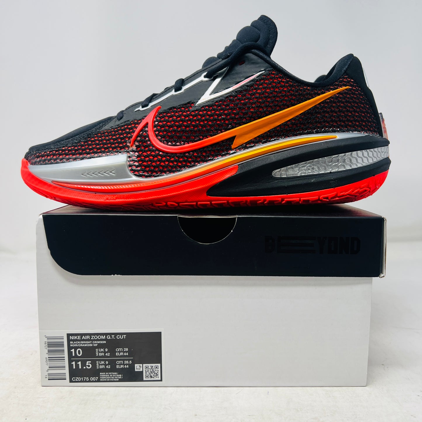 Nike Air Zoom GT Cut Black Bright Crimson
