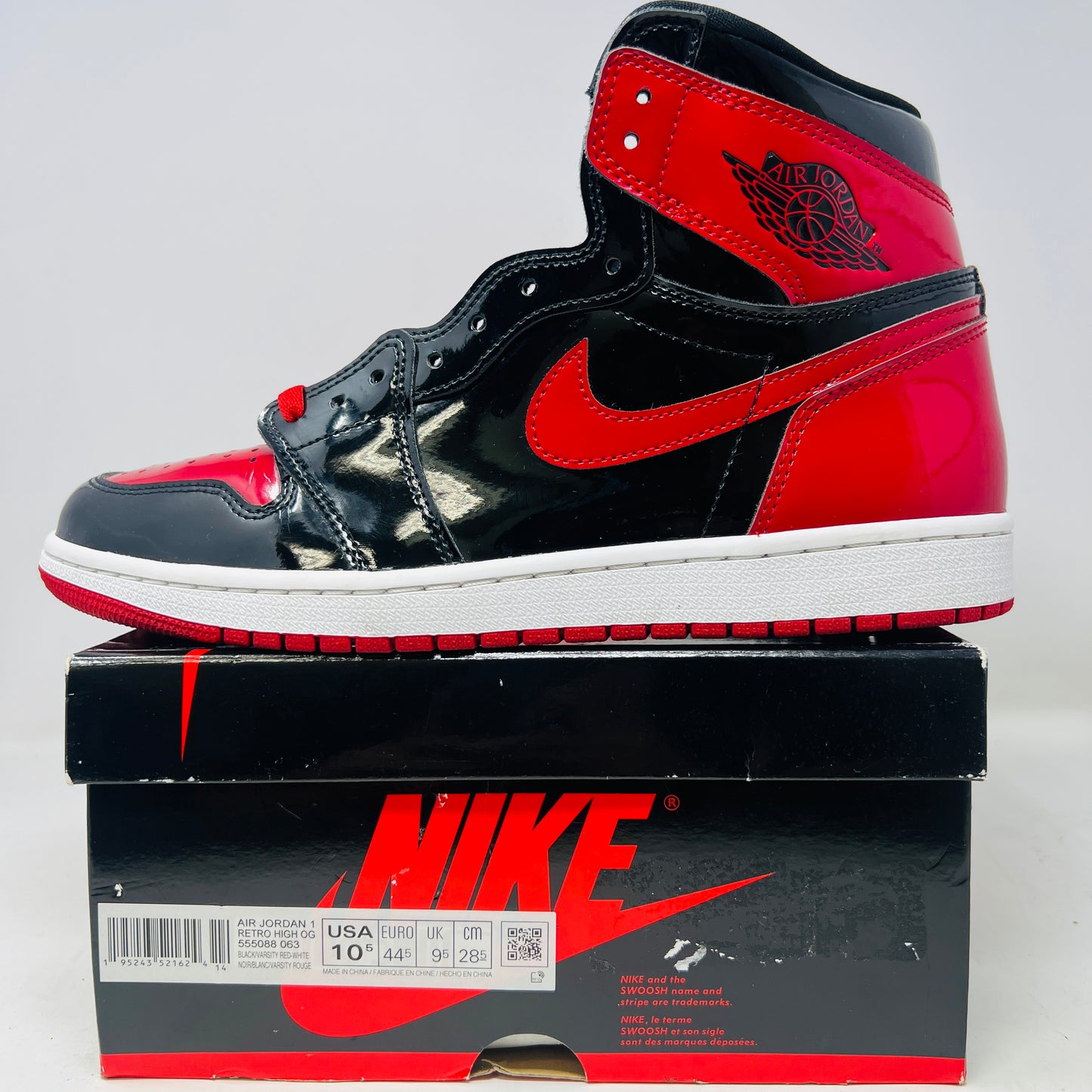 Jordan 1 Retro High OG Patent Bred