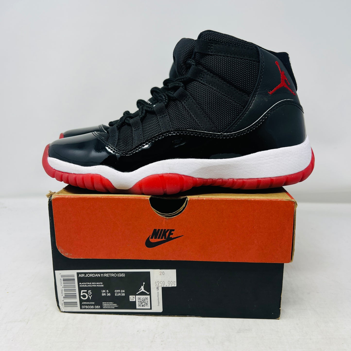Jordan 11 Retro Playoffs Bred (2019) (GS)