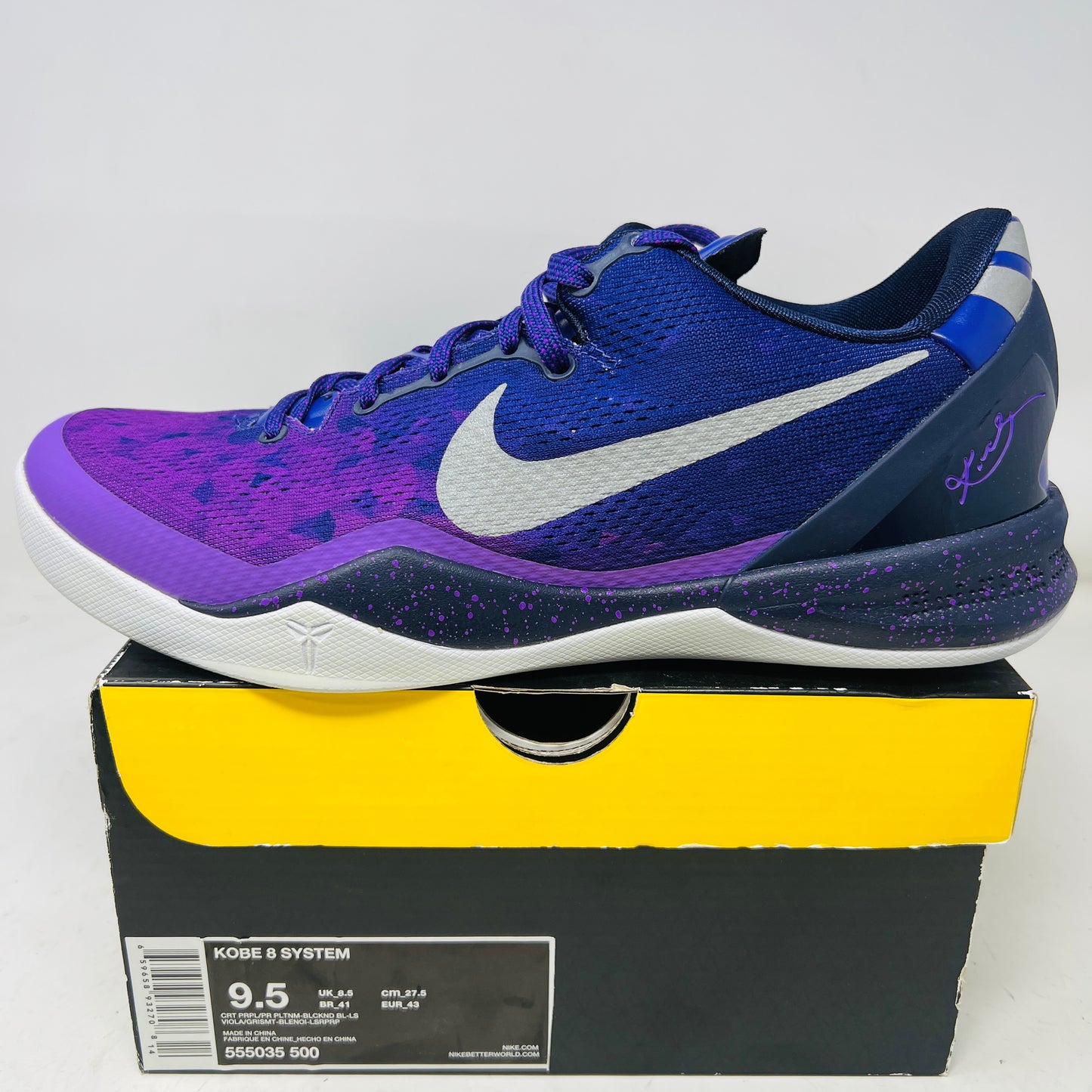 Nike Kobe 8 Playoffs Purple Platinum