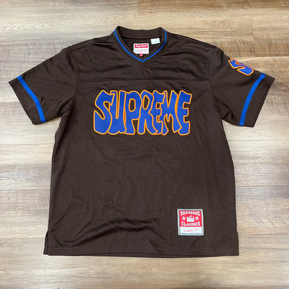 Supreme Mitchell & Ness Football Jersey Brown