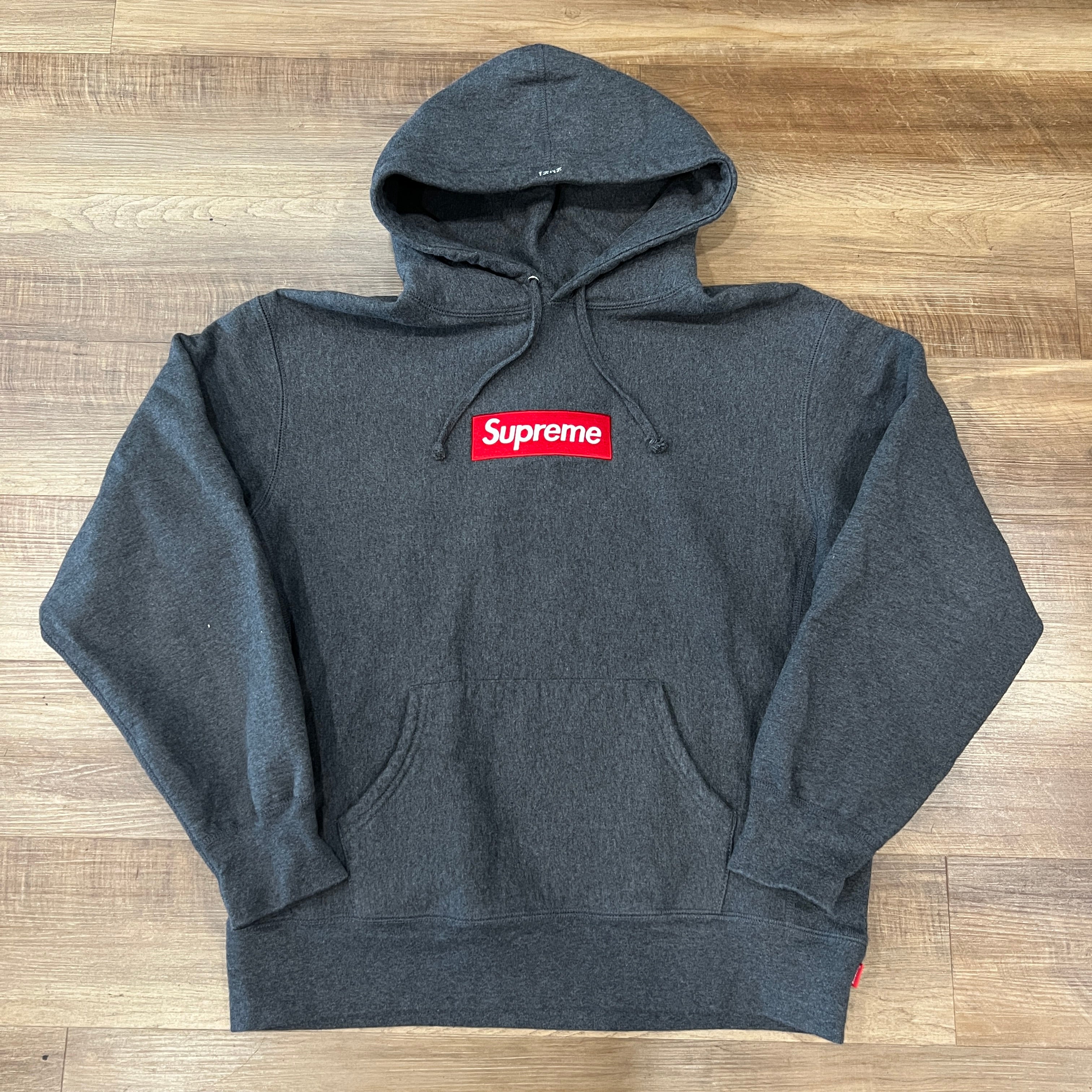 Supreme Box Logo Hooded Sweatshirt (FW21) Charcoal – Holy Ground