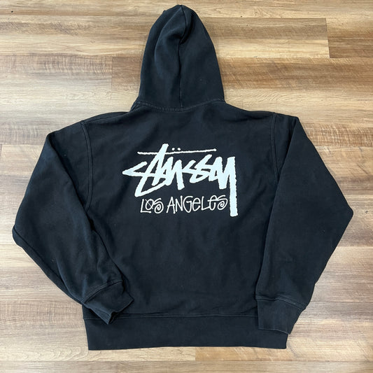 Stussy Stock Los Angeles Exclusive Hoodie Black