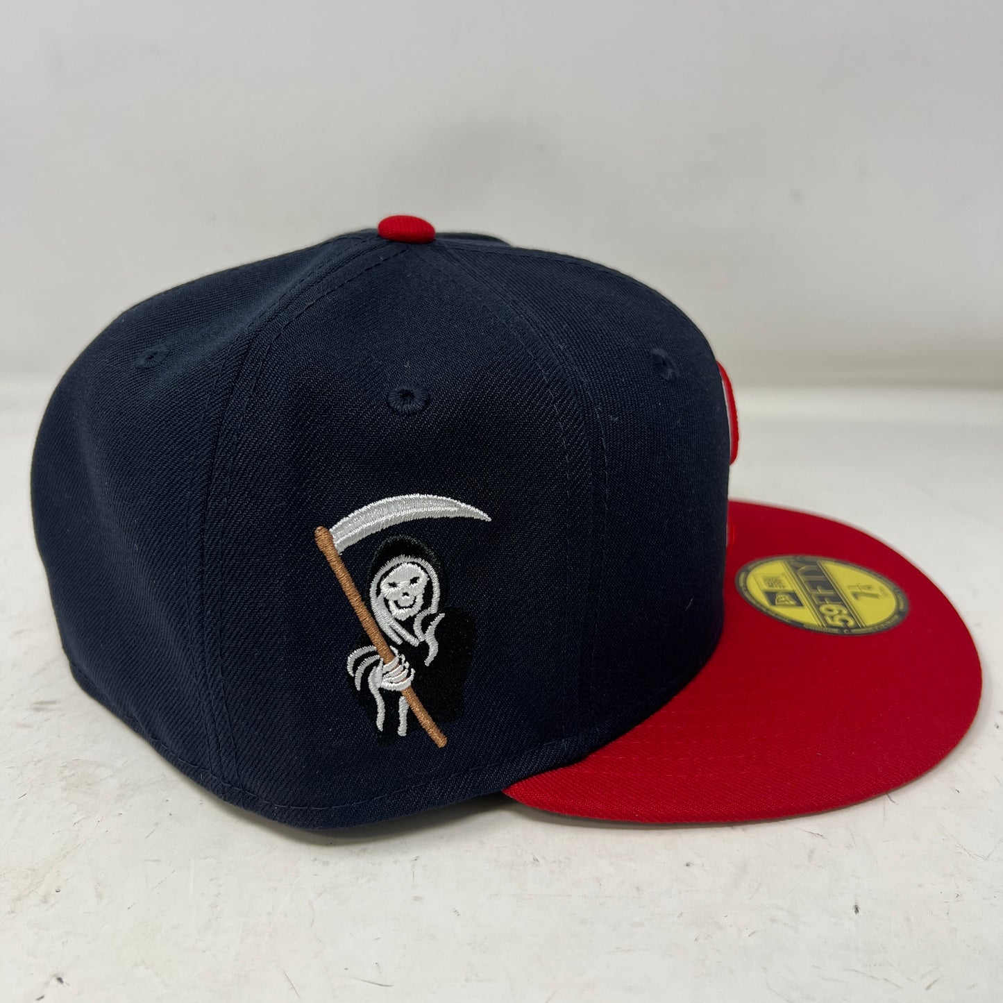 Supreme New Era Reaper S Logo 59Fifty Fitted Hat Navy