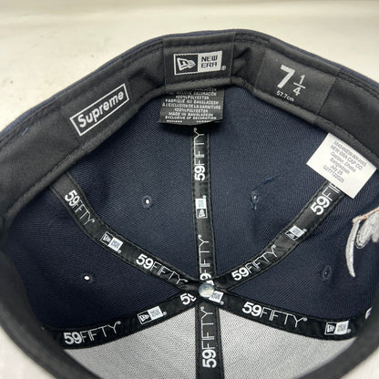 Supreme New Era Reaper S Logo 59Fifty Fitted Hat Navy