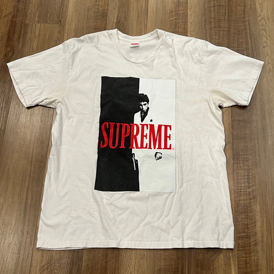 Supreme Scarface Split Tee White
