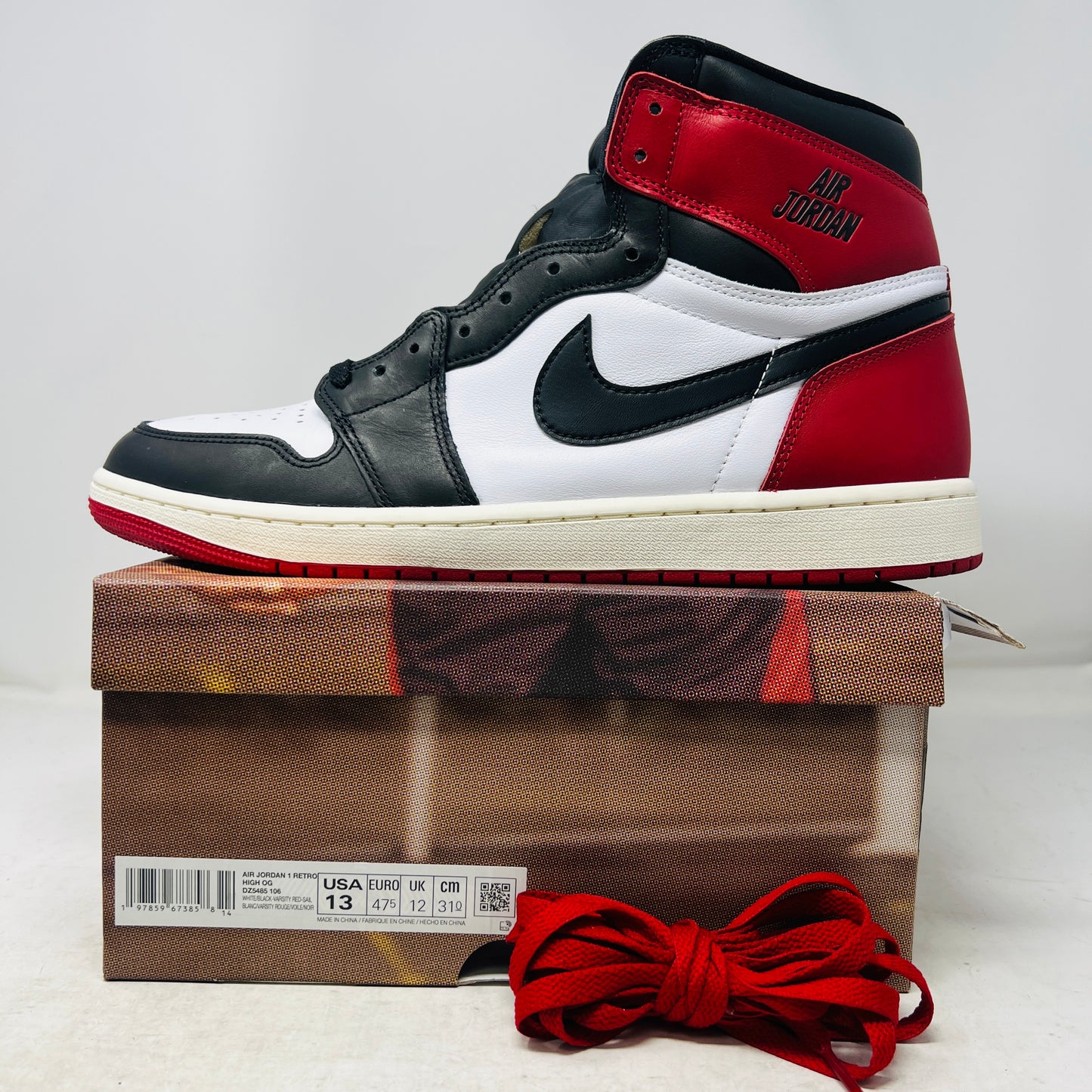 Jordan 1 Retro High OG Black Toe Reimagined