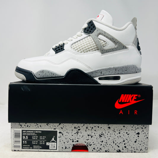 Jordan 4 Retro White Cement (2025)