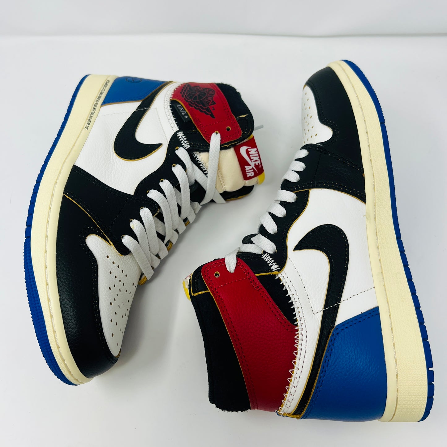 Jordan 1 Retro High OG SP Fragment x Union LA Varsity Red Sport Royal