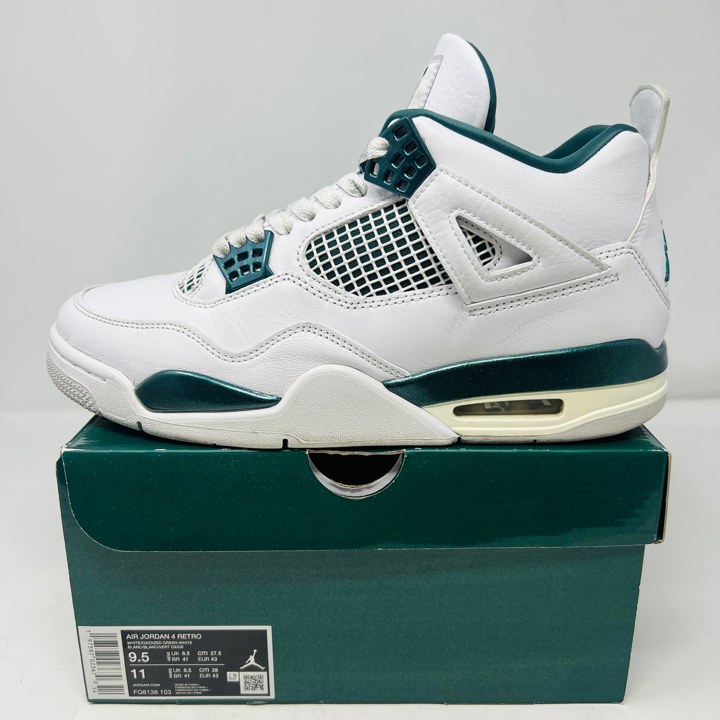 Jordan 4 Retro Oxidized Green