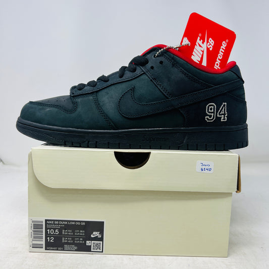 Nike SB Dunk Low Supreme 94 Black
