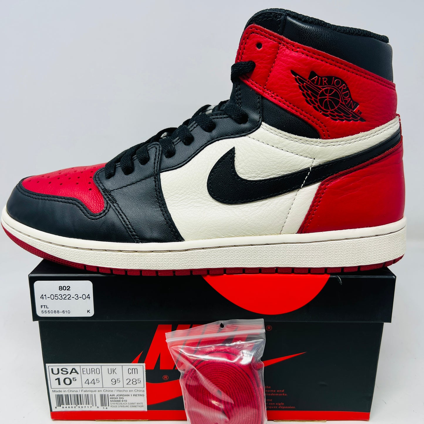 Jordan 1 Retro High Bred Toe