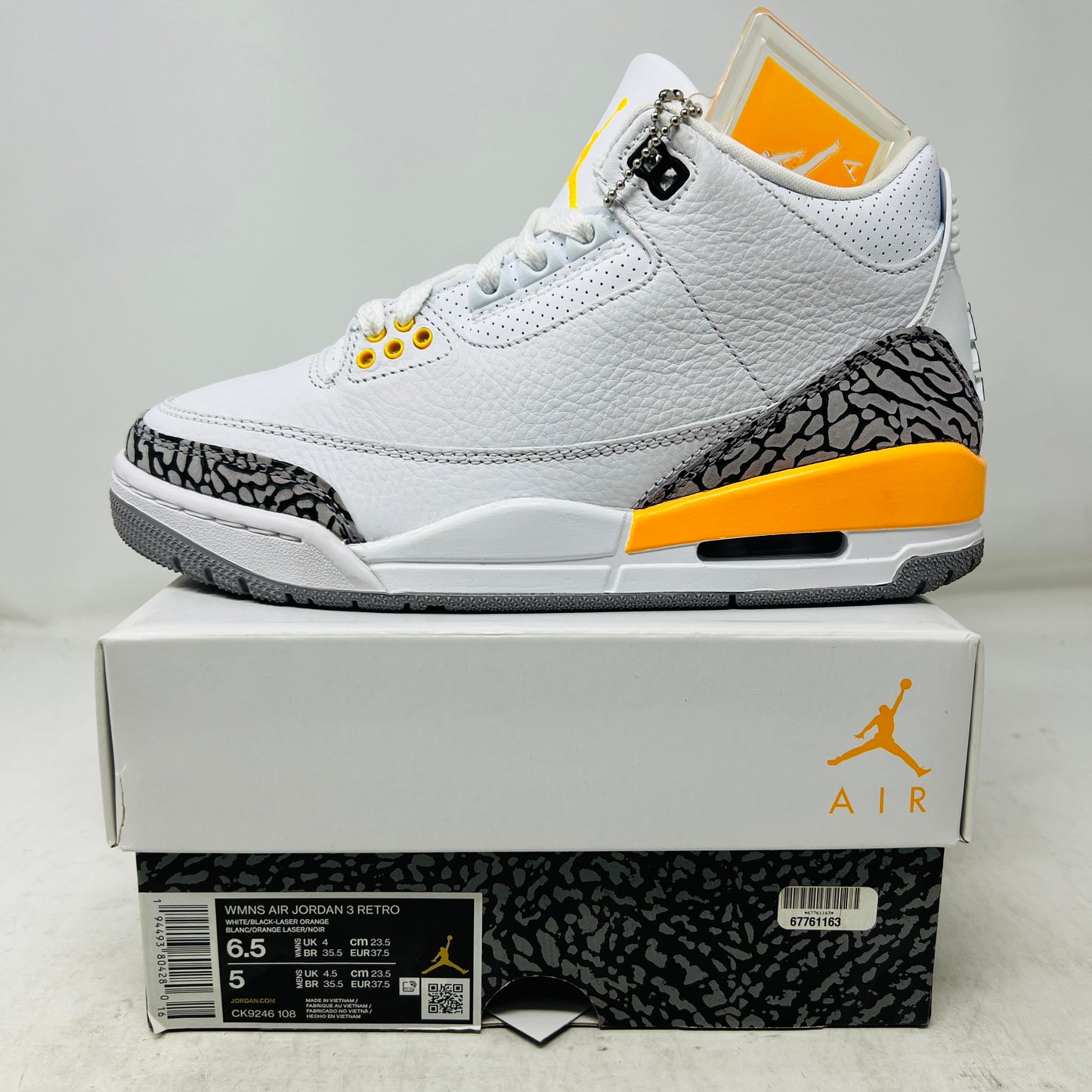 Jordan 3 Retro Laser Orange (Women's)