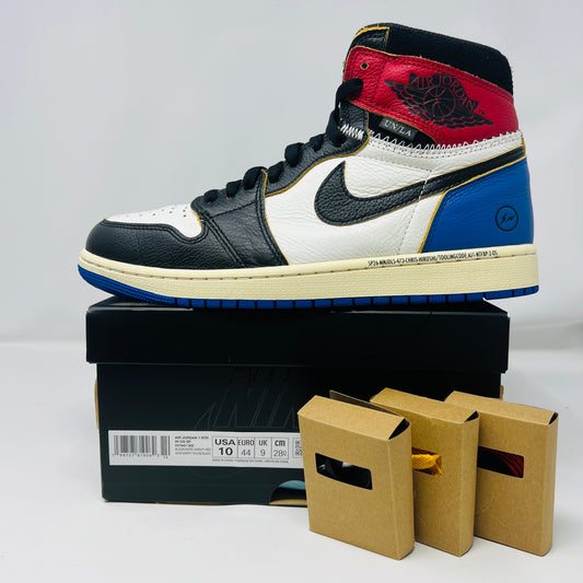 Jordan 1 Retro High OG SP Fragment x Union LA Varsity Red Sport Royal