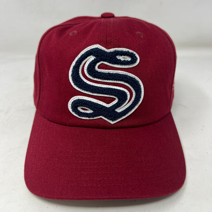Stussy Mid Depth Chenille S Cap Wine