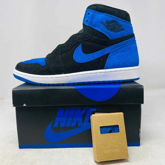 Jordan 1 Retro High OG Royal Reimagined sneakers 2023 brand new with extra laces and good box condition