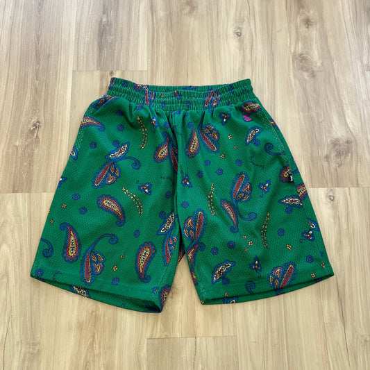 Stussy Green Paisley Athletic Shorts