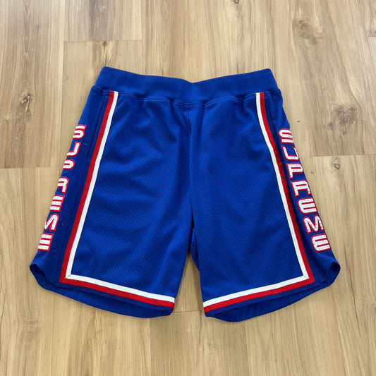 Supreme Rhinestone Basketball Short Royal