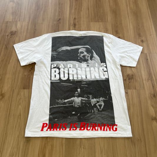 Supreme Paris Is Burning Tee White