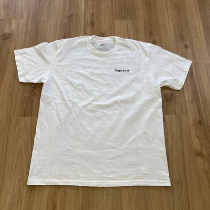 Supreme Paris Is Burning Tee White