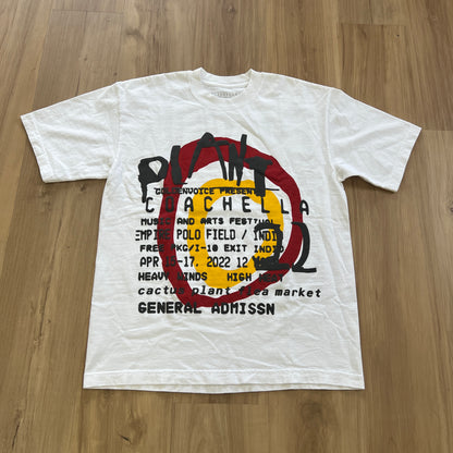 Cactus Plant Flea Market Coachella x CPFM Weekend 1 T-Shirt White