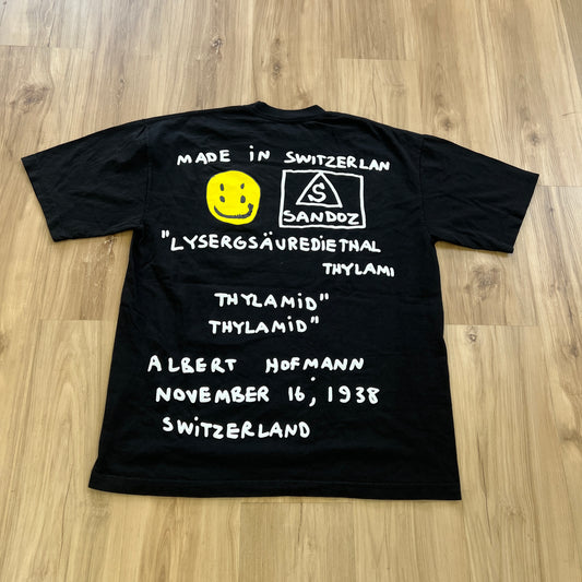 Cactus Plant Flea Market x Tom Sachs Sandoz T-Shirt 'Black'