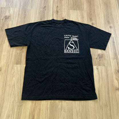Cactus Plant Flea Market x Tom Sachs Sandoz T-Shirt 'Black'