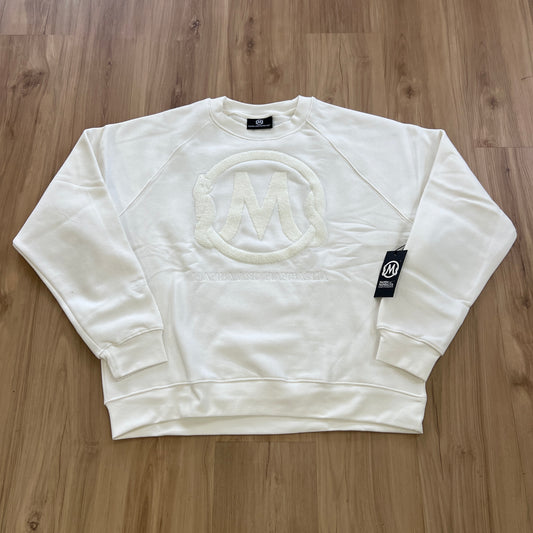 Mamba & Mambacita Sports Foundation Crewneck Sweatshirt White