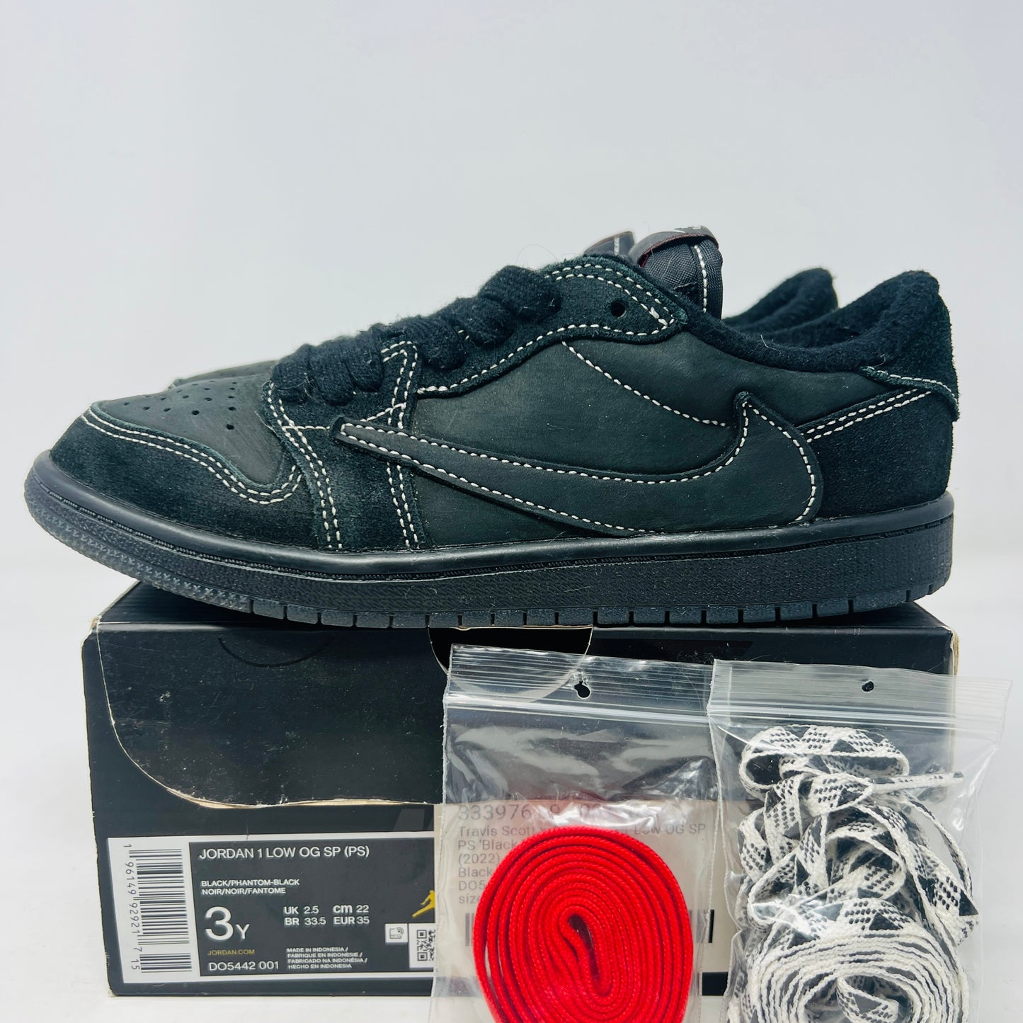 Jordan 1 Retro Low OG SP Travis Scott Black Phantom (PS)