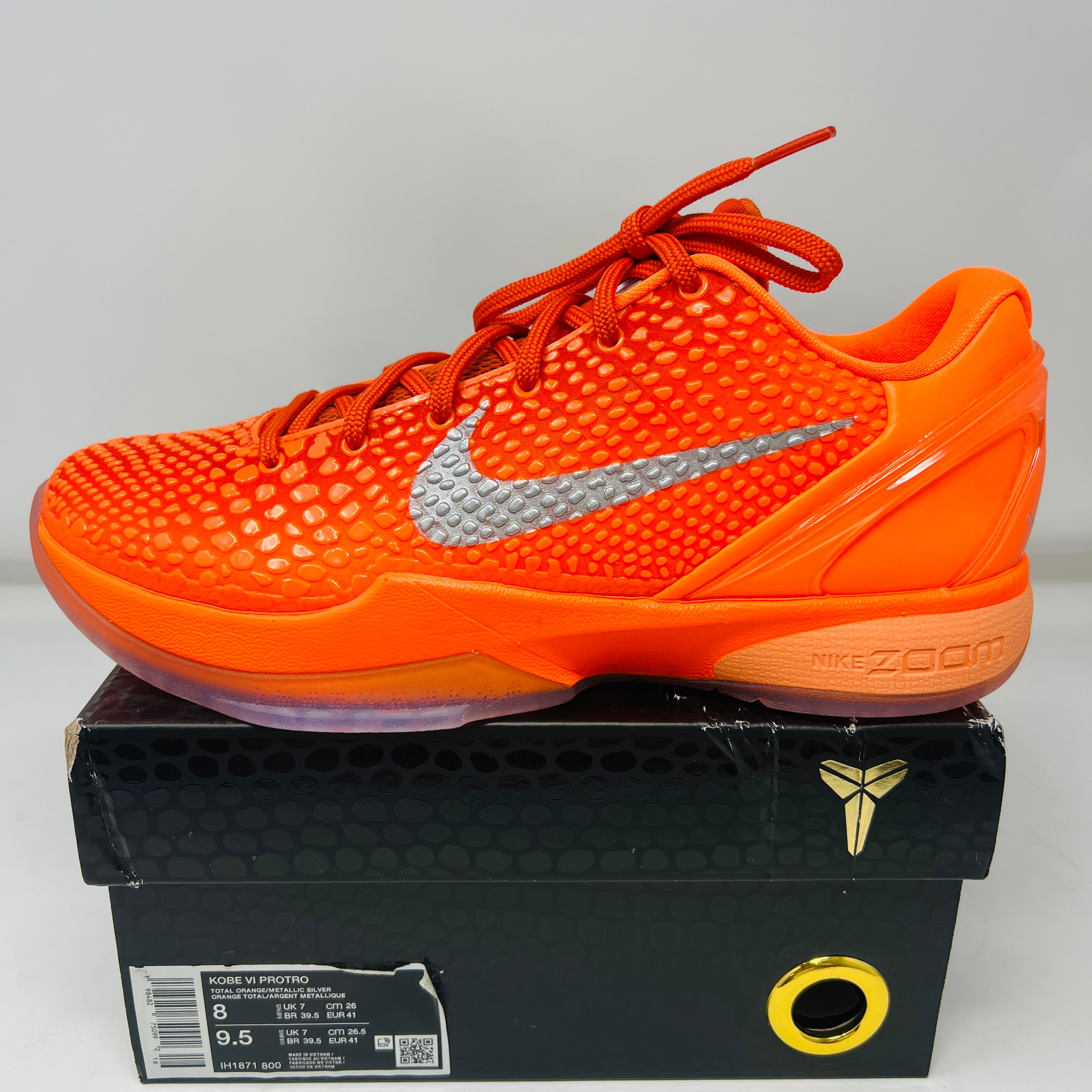 Nike Kobe 6 Protro Total Orange – Holy Ground