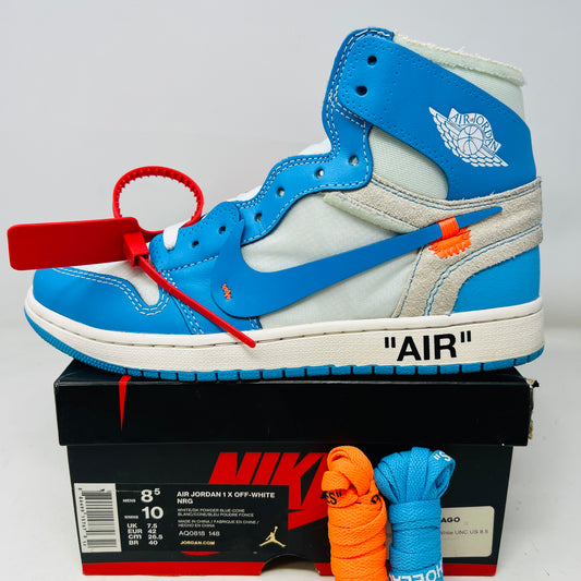 Jordan 1 Retro High Off-White University Blue