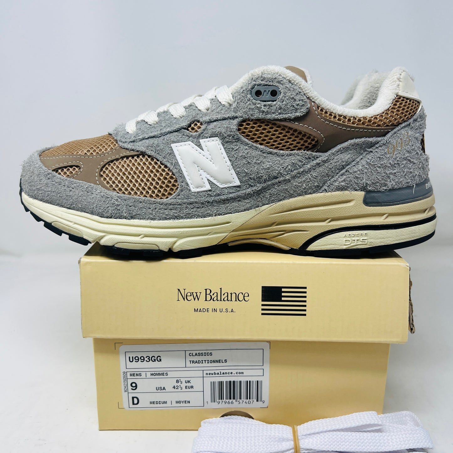 New Balance 993 Teddy Santis MiUSA Shadow Grey Driftwood