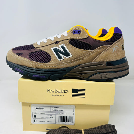 New Balance 993 MiUSA Mushroom Midnight Violet