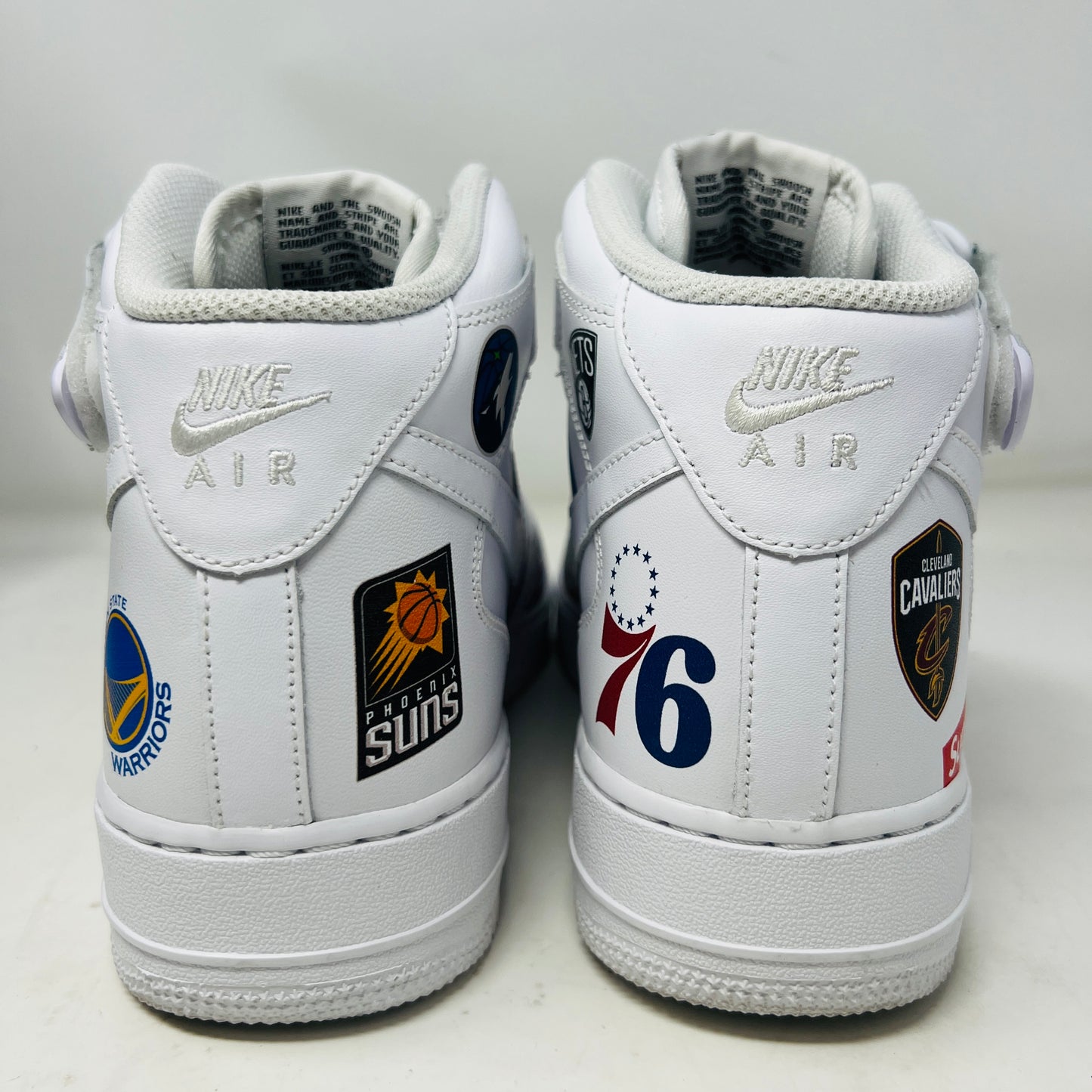 Nike Air Force 1 Mid Supreme NBA White