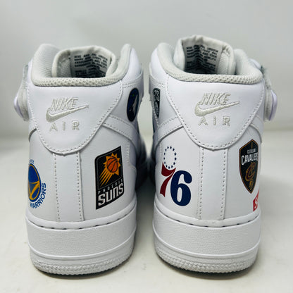 Nike Air Force 1 Mid Supreme NBA White