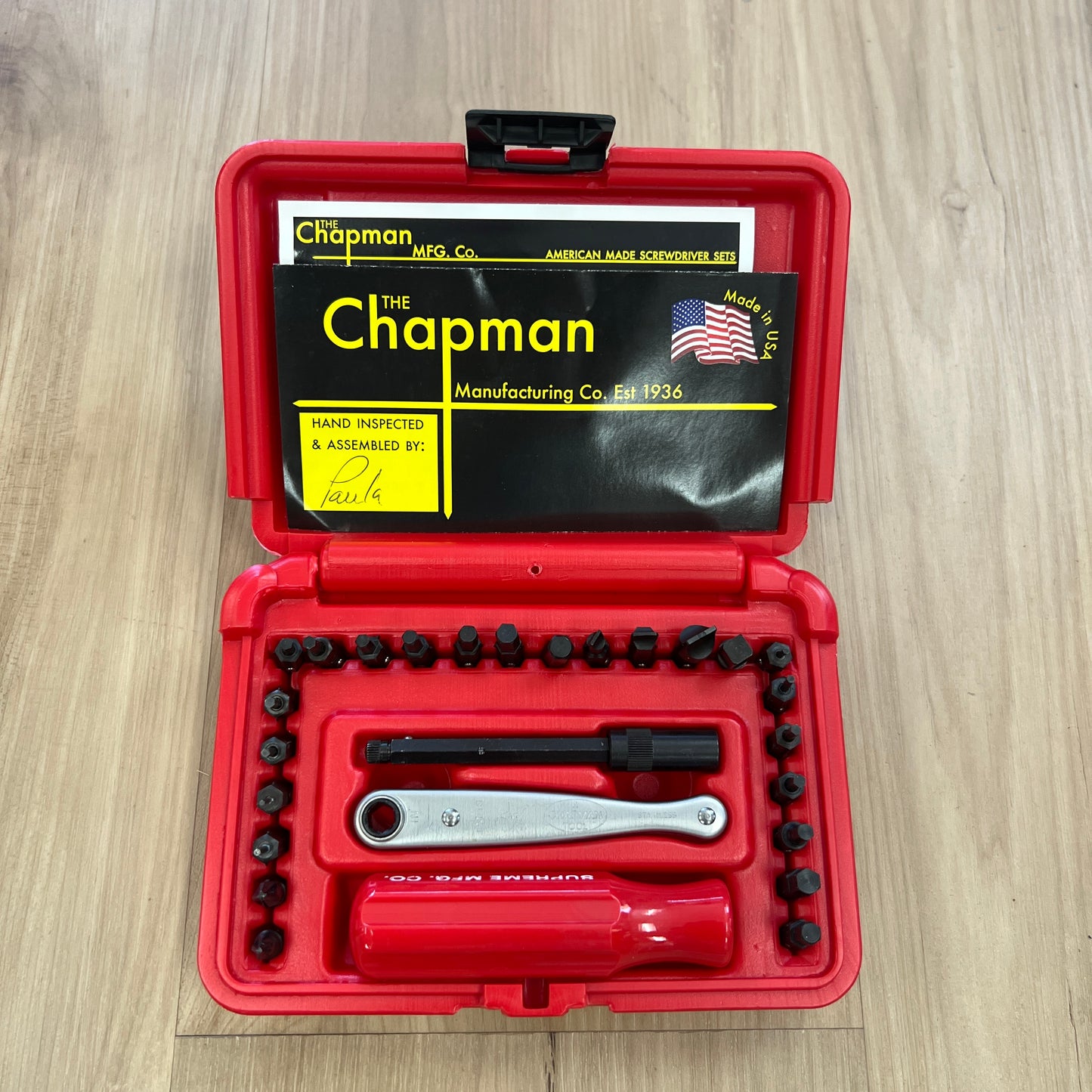 Supreme Chapman Screwdriver Set Red