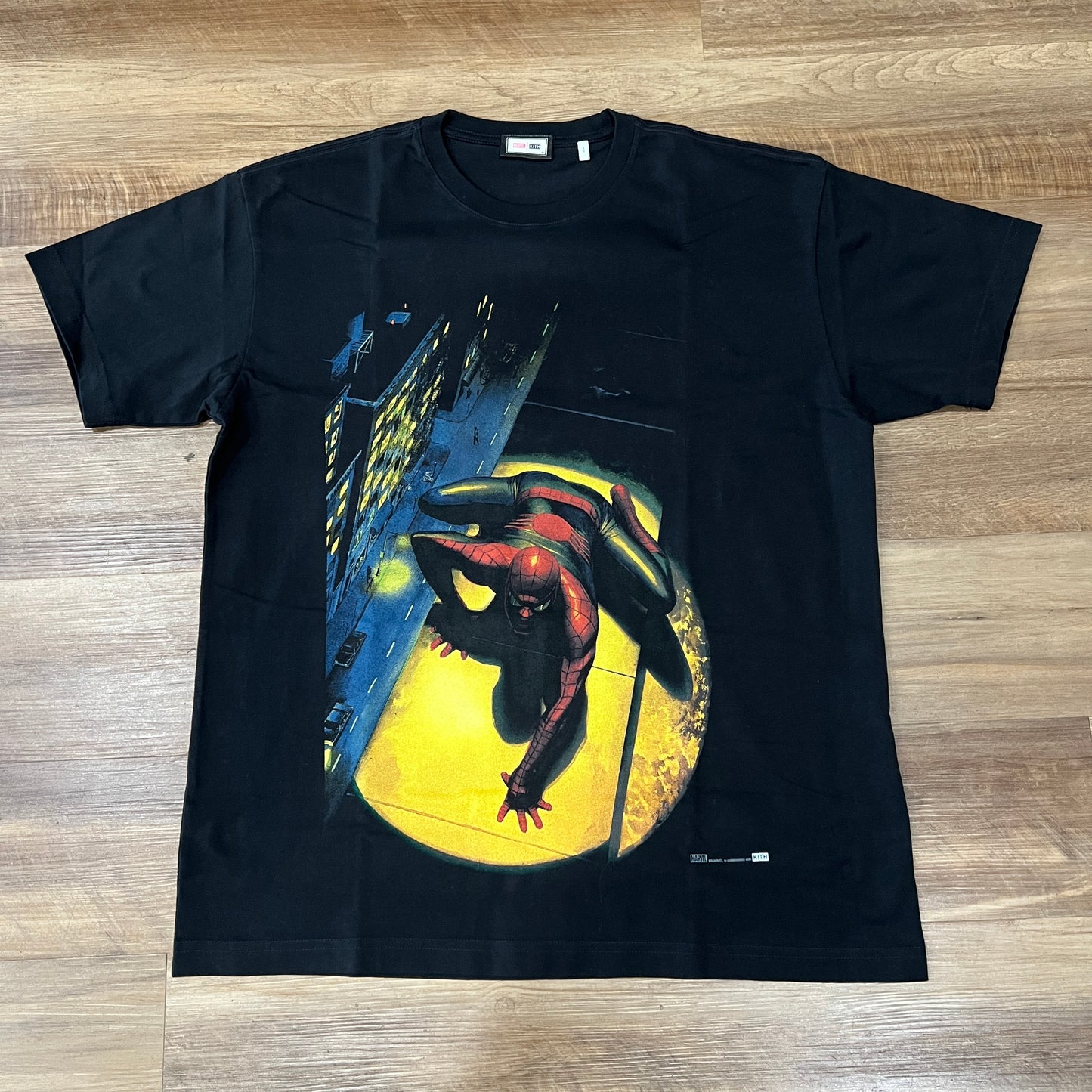 Kith Marvel Spider-Man Spotlight Tee Black