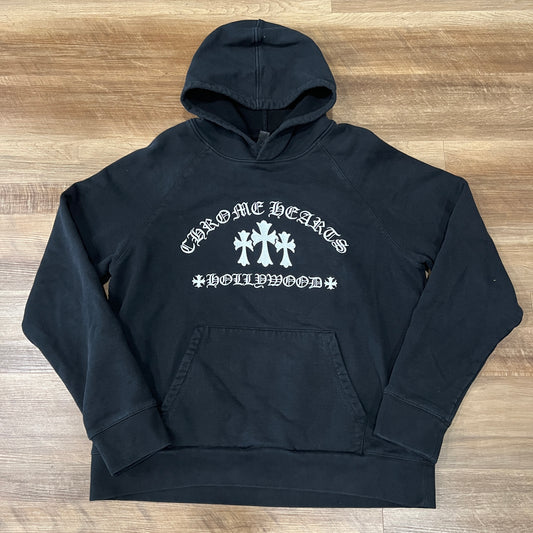 Chrome Hearts Embroidered King Taco Pullover Hoodie