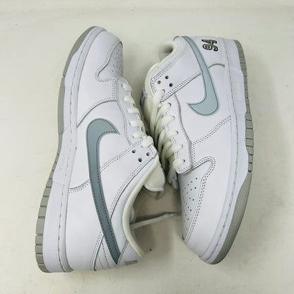 Nike SB Dunk Low Supreme 94 White Metallic Silver